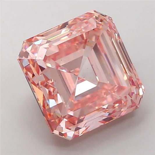 15.26ct Asscher Lab Grown Diamond (Colour Fancy Intense Pink, Clarity VS2, IGI Certified)