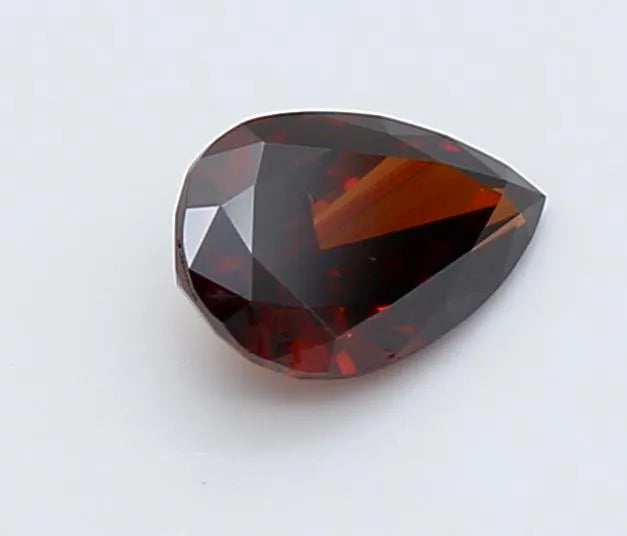 0.51ct Pear Lab Grown Diamond (Colour Fancy Deep Orange, Clarity SI2, IGI Certified)