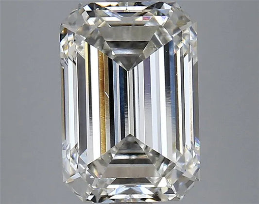 4.14ct Emerald Lab Grown Diamond (Colour H, Clarity VVS2, IGI Certified)