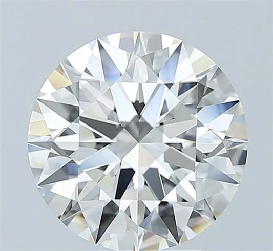 3.10ct Round Lab Grown Diamond (Colour G, Clarity VVS2, Cut ID, IGI Certified)