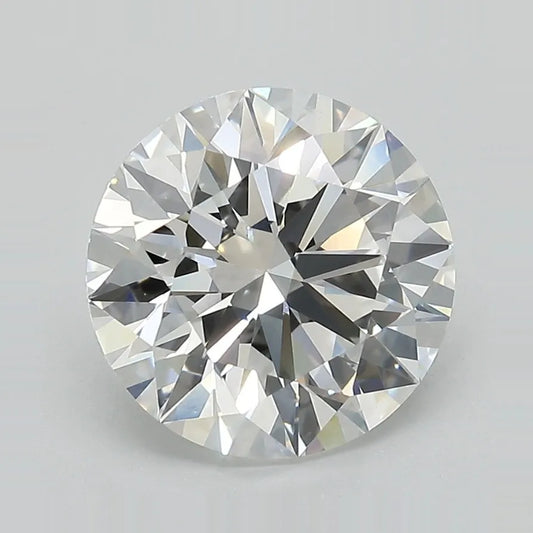 3.67ct Round Lab Grown Diamond (Colour E, Clarity VVS2, Cut ID, IGI Certified)