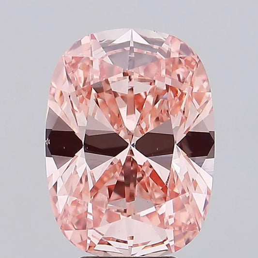 5.98ct Cushion brilliant Lab Grown Diamond (Colour Fancy Vivid Pink, Clarity VS1, IGI Certified)