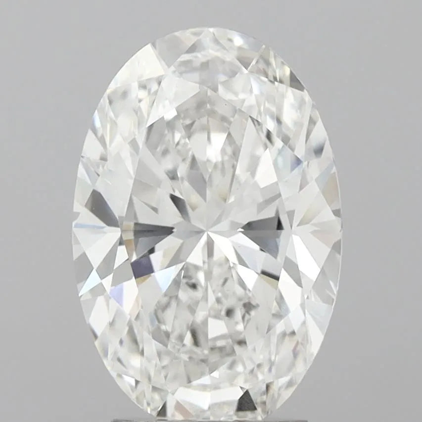 3.50ct Oval Lab Grown Diamond (Colour F, Clarity VVS2, IGI Certified)