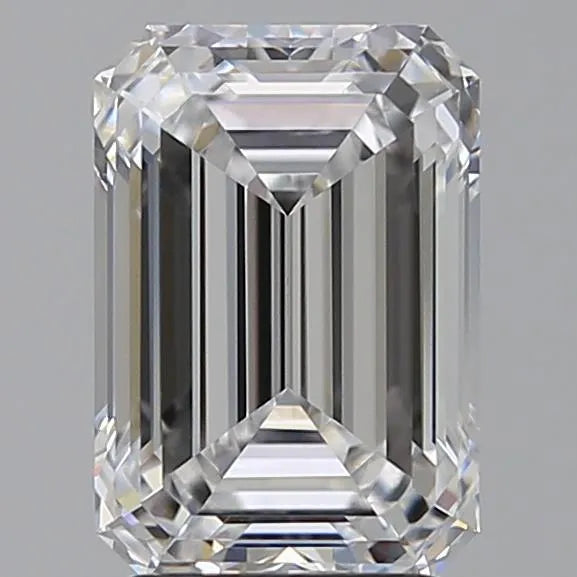 3.08ct Emerald Lab Grown Diamond (Colour D, Clarity VVS2, IGI Certified)