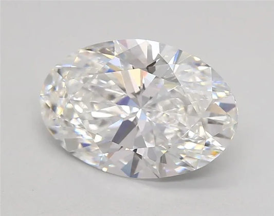 2.40ct Oval Lab Grown Diamond (Colour E, Clarity VVS2, Cut EX, GIA Certified)