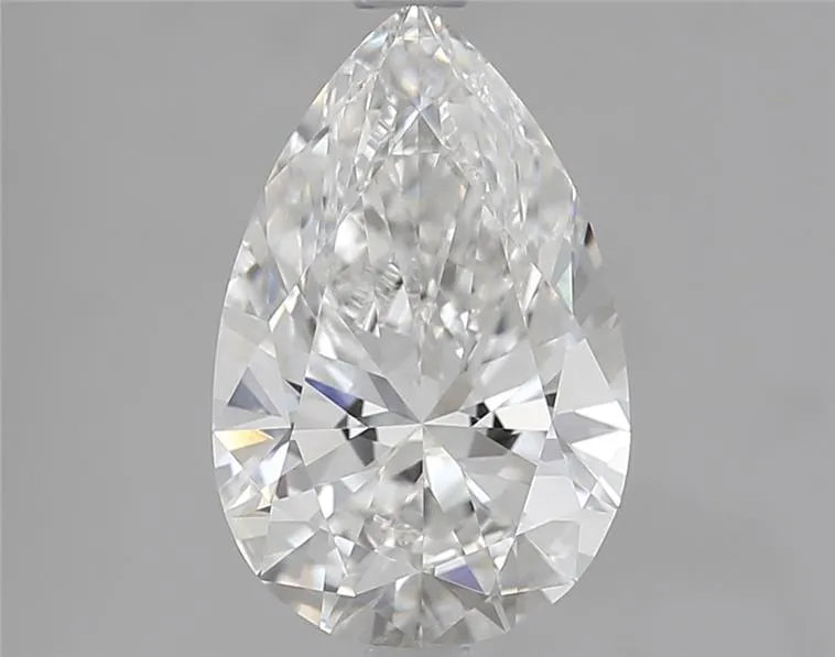 2.55ct Pear Lab Grown Diamond (Colour E, Clarity VVS2, Cut EX, IGI Certified)