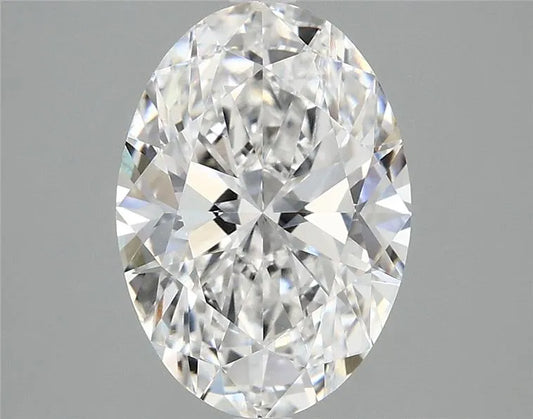 2.98ct Oval Lab Grown Diamond (Colour D, Clarity VVS2, IGI Certified)