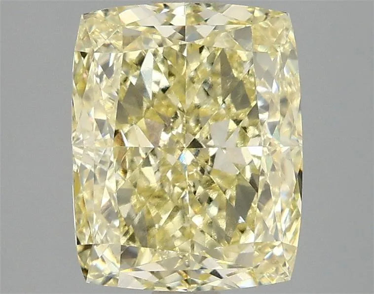 3.04ct Cushion modified Lab Grown Diamond (Colour Fancy Intense Yellow, Clarity VS1, IGI Certified)