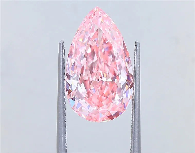 16.21ct Marquise Lab Grown Diamond (Colour Fancy Vivid Pink, Clarity VS1, IGI Certified)