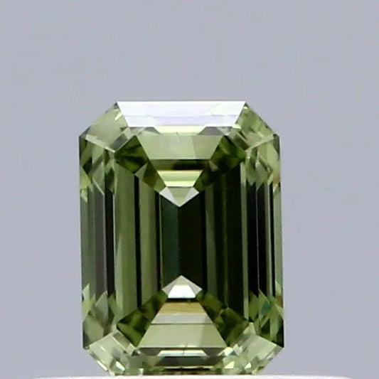 0.44ct Emerald Lab Grown Diamond (Colour Fancy Vivid Green, Clarity VS2, IGI Certified)