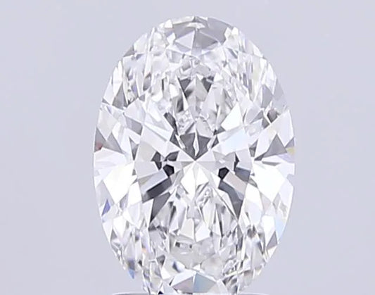 2.50ct Oval Lab Grown Diamond (Colour E, Clarity VVS2, IGI Certified)