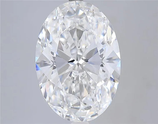 6.05ct Oval Lab Grown Diamond (Colour E, Clarity VVS1, IGI Certified)
