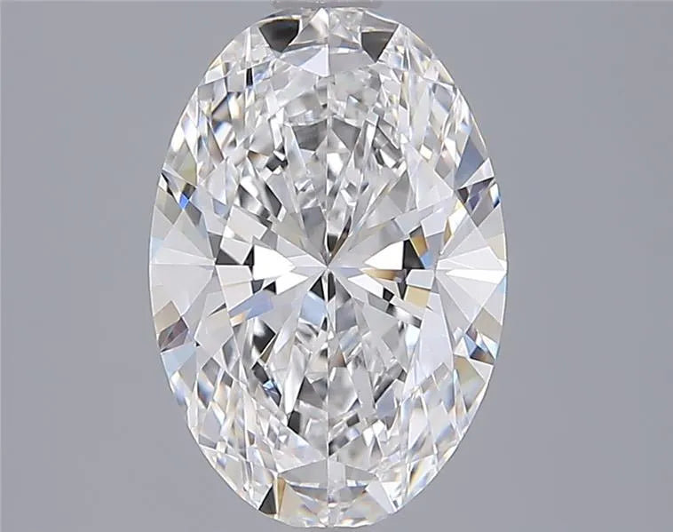 2.57ct Oval Lab Grown Diamond (Colour E, Clarity VVS2, IGI Certified)
