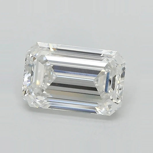 2.95ct Emerald Lab Grown Diamond (Colour E, Clarity VVS2, IGI Certified)