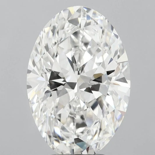 4.08ct Oval Lab Grown Diamond (Colour F, Clarity VS1, IGI Certified)