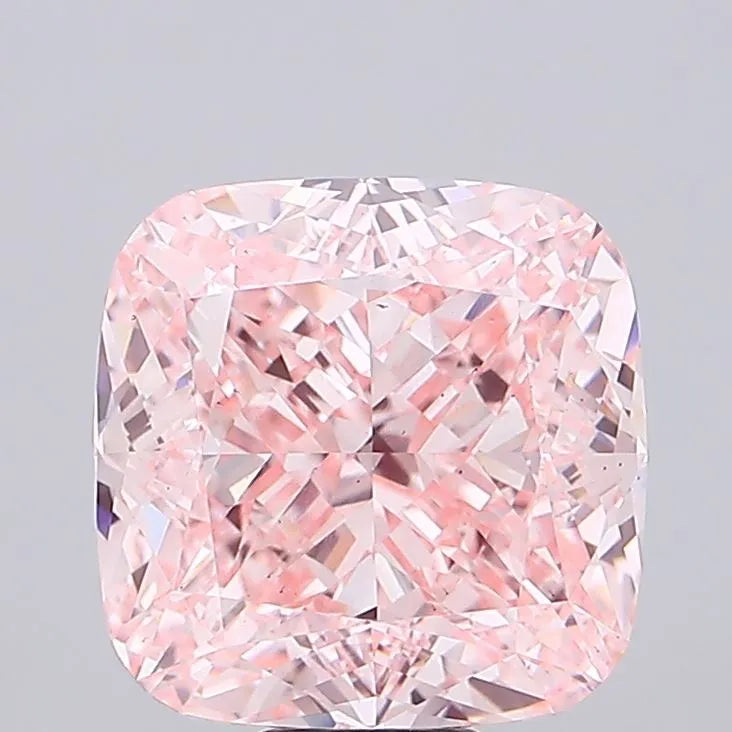 17.02ct Cushion modified Lab Grown Diamond (Colour Fancy Vivid Pink, Clarity VS2, IGI Certified)
