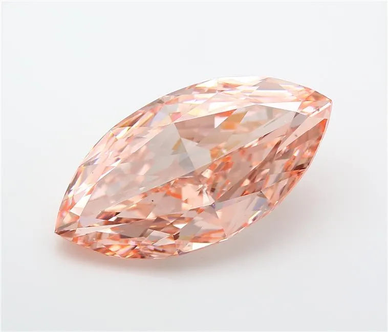 17.03ct Marquise Lab Grown Diamond (Colour Fancy Vivid Pink, Clarity VS2, IGI Certified)