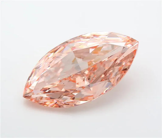17.03ct Marquise Lab Grown Diamond (Colour Fancy Vivid Pink, Clarity VS2, IGI Certified)