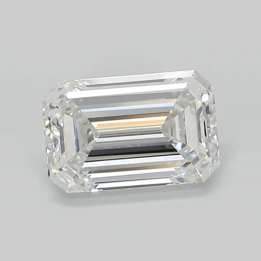 4.14ct Emerald Lab Grown Diamond (Colour F, Clarity VVS2, IGI Certified)