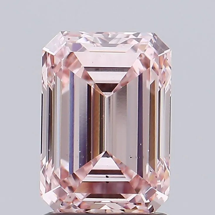 1.70ct Emerald Lab Grown Diamond (Colour Fancy Intense Pink, Clarity SI1, IGI Certified)