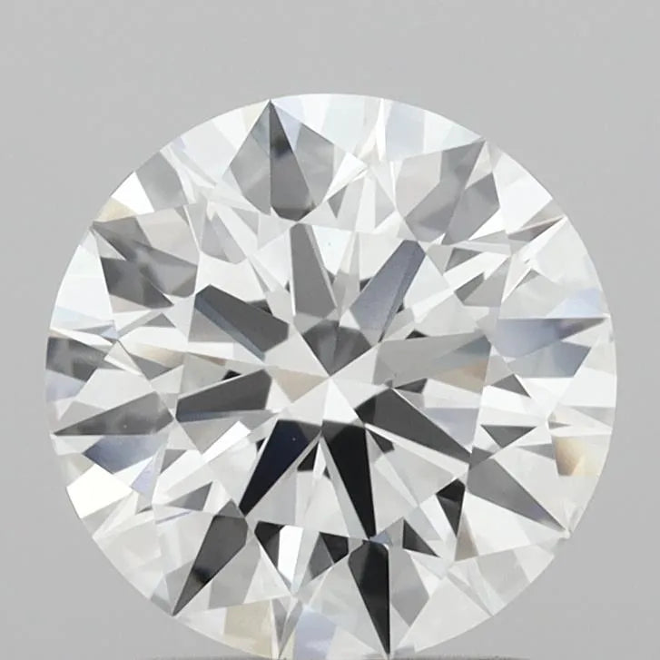 2.00ct Round Lab Grown Diamond (Colour E, Clarity VVS2, Cut EX, GIA Certified)
