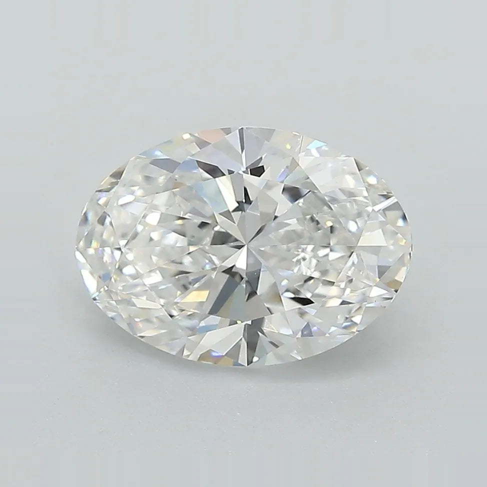2.69ct Oval Lab Grown Diamond (Colour E, Clarity VVS2, IGI Certified)