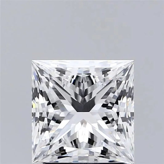 2.05ct Princess Lab Grown Diamond (Colour D, Clarity VVS1, GIA Certified)