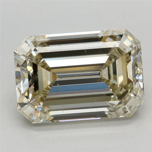 2.94ct Emerald Lab Grown Diamond (Colour Fancy Yellow, Clarity VS2, IGI Certified)
