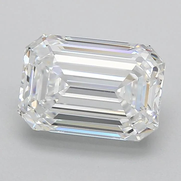 2.42ct Emerald Lab Grown Diamond (Colour D, Clarity VVS1, IGI Certified)