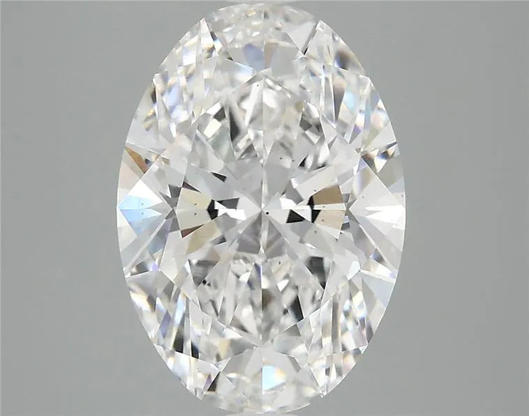 4.10ct Oval Lab Grown Diamond (Colour D, Clarity VS2, IGI Certified)