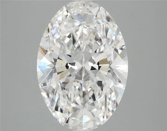 4.10ct Oval Lab Grown Diamond (Colour D, Clarity VS2, IGI Certified)