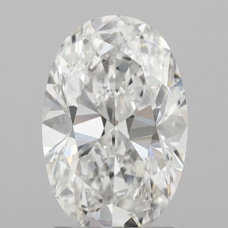 2.51ct Oval Lab Grown Diamond (Colour F, Clarity VS1, IGI Certified)