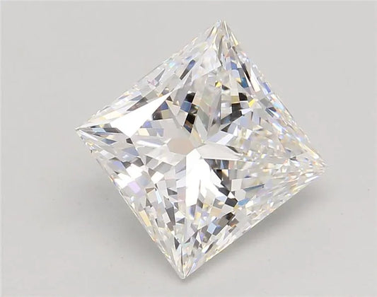 4.02ct Princess Lab Grown Diamond (Colour E, Clarity VVS1, IGI Certified)