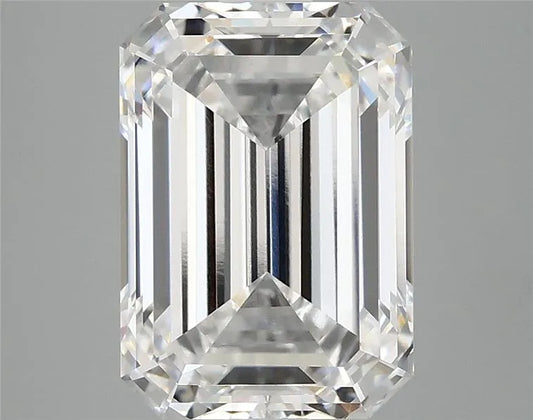 4.10ct Emerald Lab Grown Diamond (Colour D, Clarity VVS2, IGI Certified)