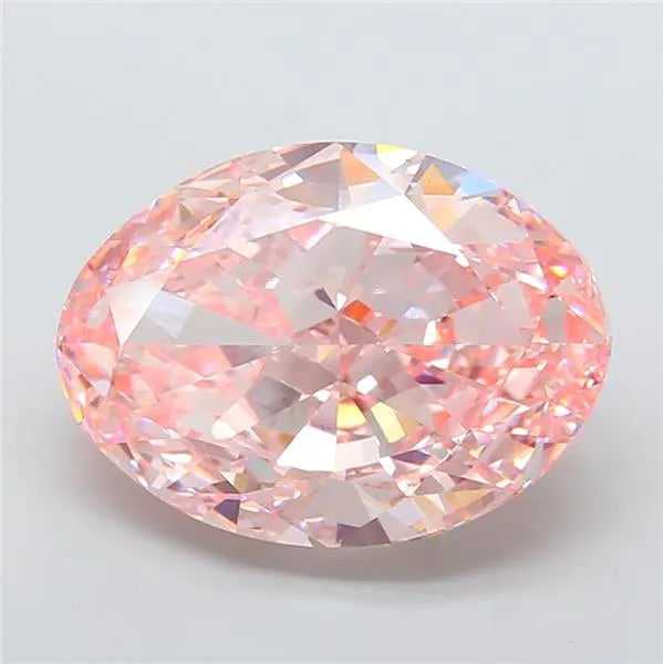 19.00ct Oval Lab Grown Diamond (Colour Fancy Intense Pink, Clarity VVS2, IGI Certified)