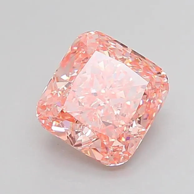 2.82ct Cushion brilliant Lab Grown Diamond (Colour Fancy Intense Pink, Clarity VS1, IGI Certified)