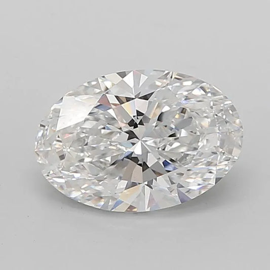 2.53ct Oval Lab Grown Diamond (Colour E, Clarity VVS2, IGI Certified)