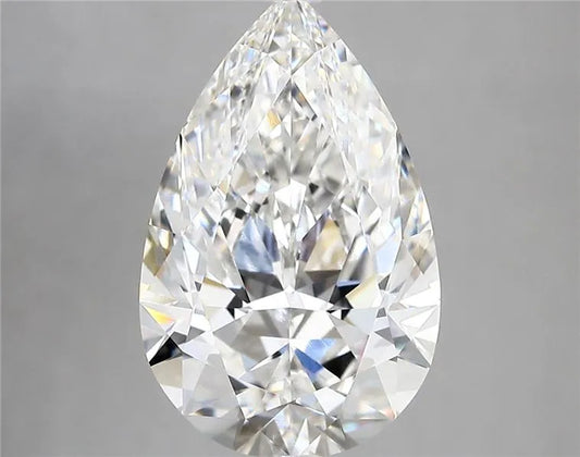 4.19ct Pear Lab Grown Diamond (Colour F, Clarity VVS1, IGI Certified)