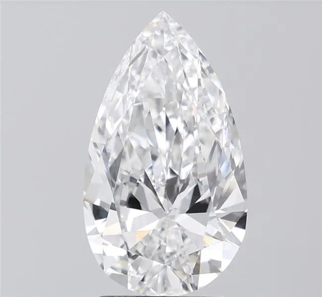 3.00ct Pear Lab Grown Diamond (Colour E, Clarity VVS2, IGI Certified)