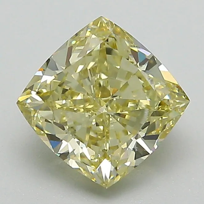 1.68ct Cushion modified Lab Grown Diamond (Colour Fancy Intense Yellow, Clarity VVS2, IGI Certified)