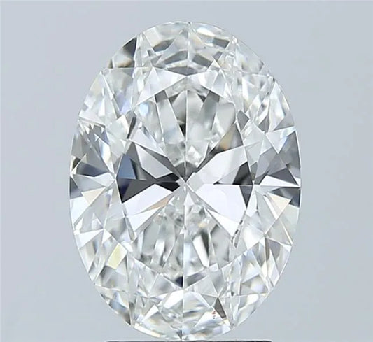 3.01ct Oval Lab Grown Diamond (Colour E, Clarity VVS2, IGI Certified)