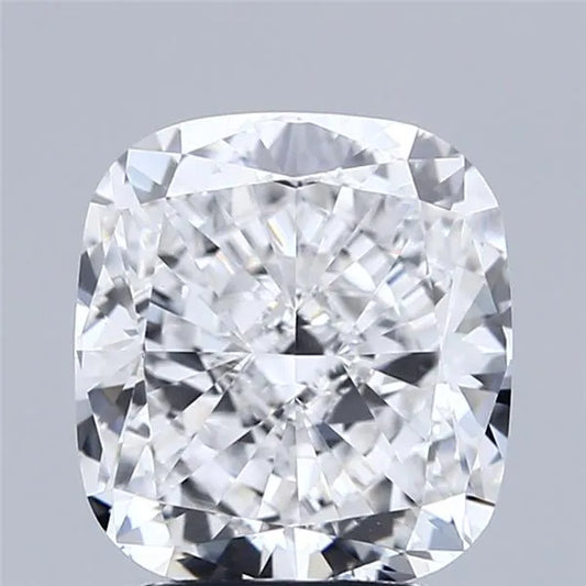 3.65ct Cushion modified Lab Grown Diamond (Colour D, Clarity VVS2, IGI Certified)
