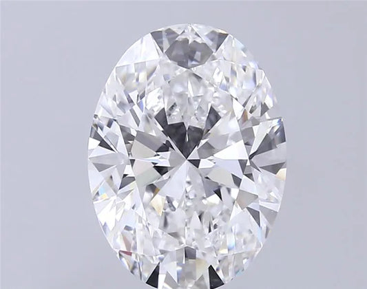 4.01ct Oval Lab Grown Diamond (Colour E, Clarity VVS1, IGI Certified)