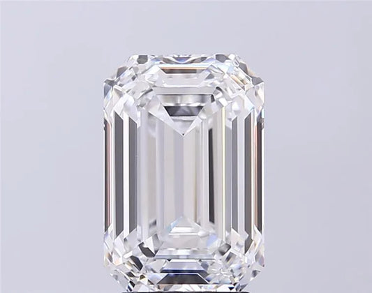 4.01ct Emerald Lab Grown Diamond (Colour D, Clarity VVS2, IGI Certified)