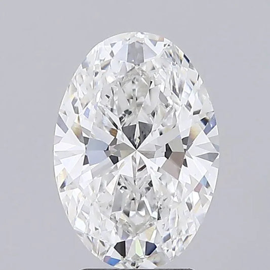 3.11ct Oval Lab Grown Diamond (Colour F, Clarity VVS2, IGI Certified)