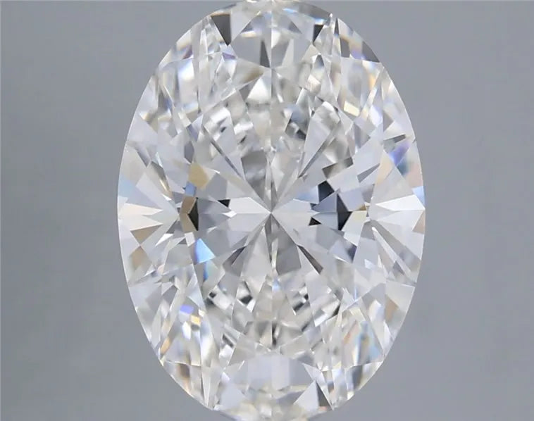 3.53ct Oval Lab Grown Diamond (Colour F, Clarity VVS2, IGI Certified)