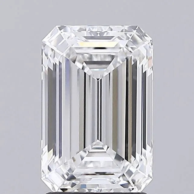 2.18ct Emerald Lab Grown Diamond (Colour E, Clarity VVS1, IGI Certified)
