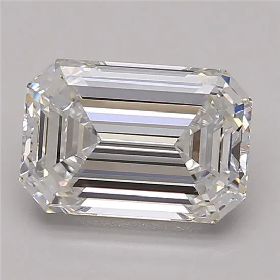 2.55ct Emerald Lab Grown Diamond (Colour D, Clarity VVS1, GIA Certified)