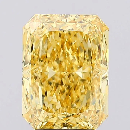 4.01ct Radiant Lab Grown Diamond (Colour Fancy Vivid Yellow, Clarity VS1, IGI Certified)