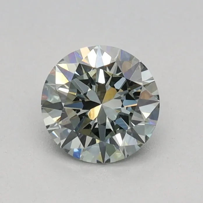 0.40ct Round Lab Grown Diamond (Colour Fancy Intense Green, Clarity VVS2, Cut EX, IGI Certified)
